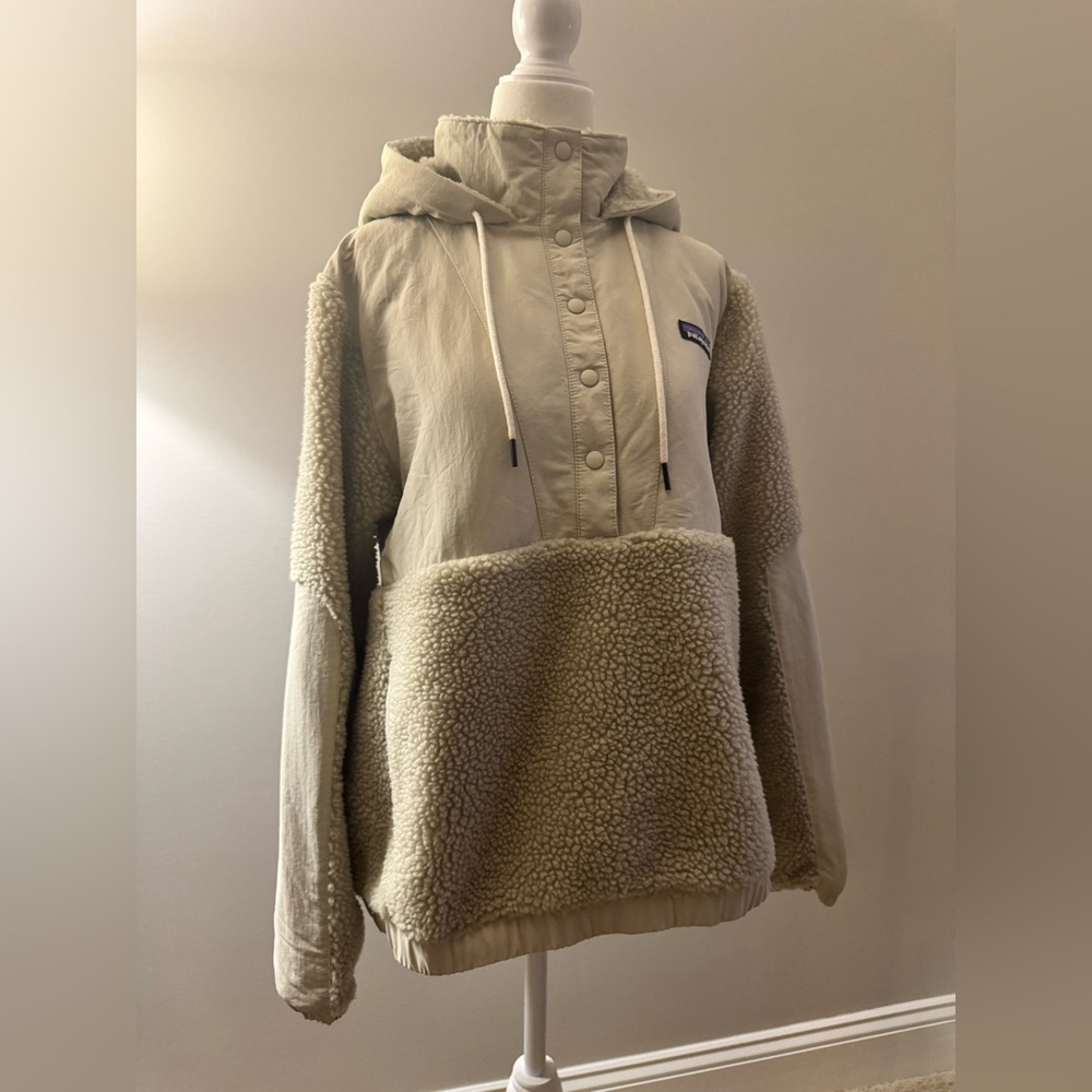 Women's Beige Hooded Jacket